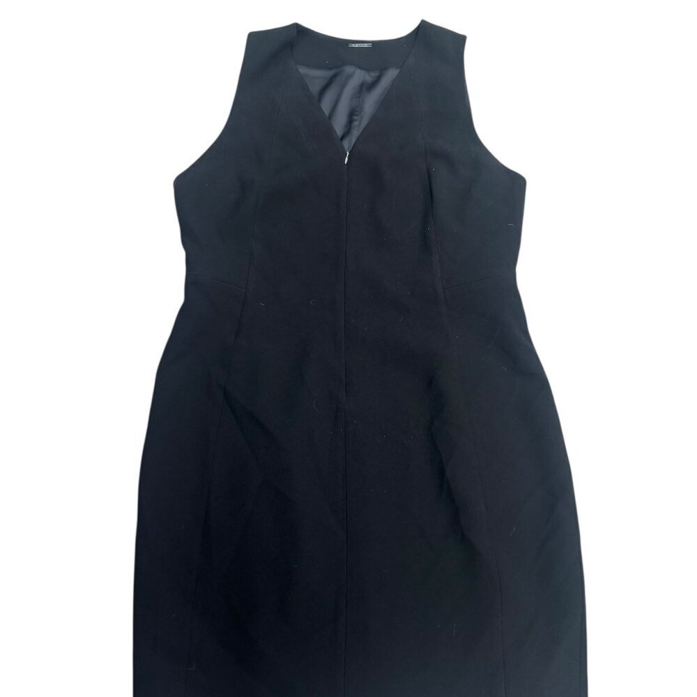 Elie Tahari Black Tailored Sheath Dress – Size 16 – EUC